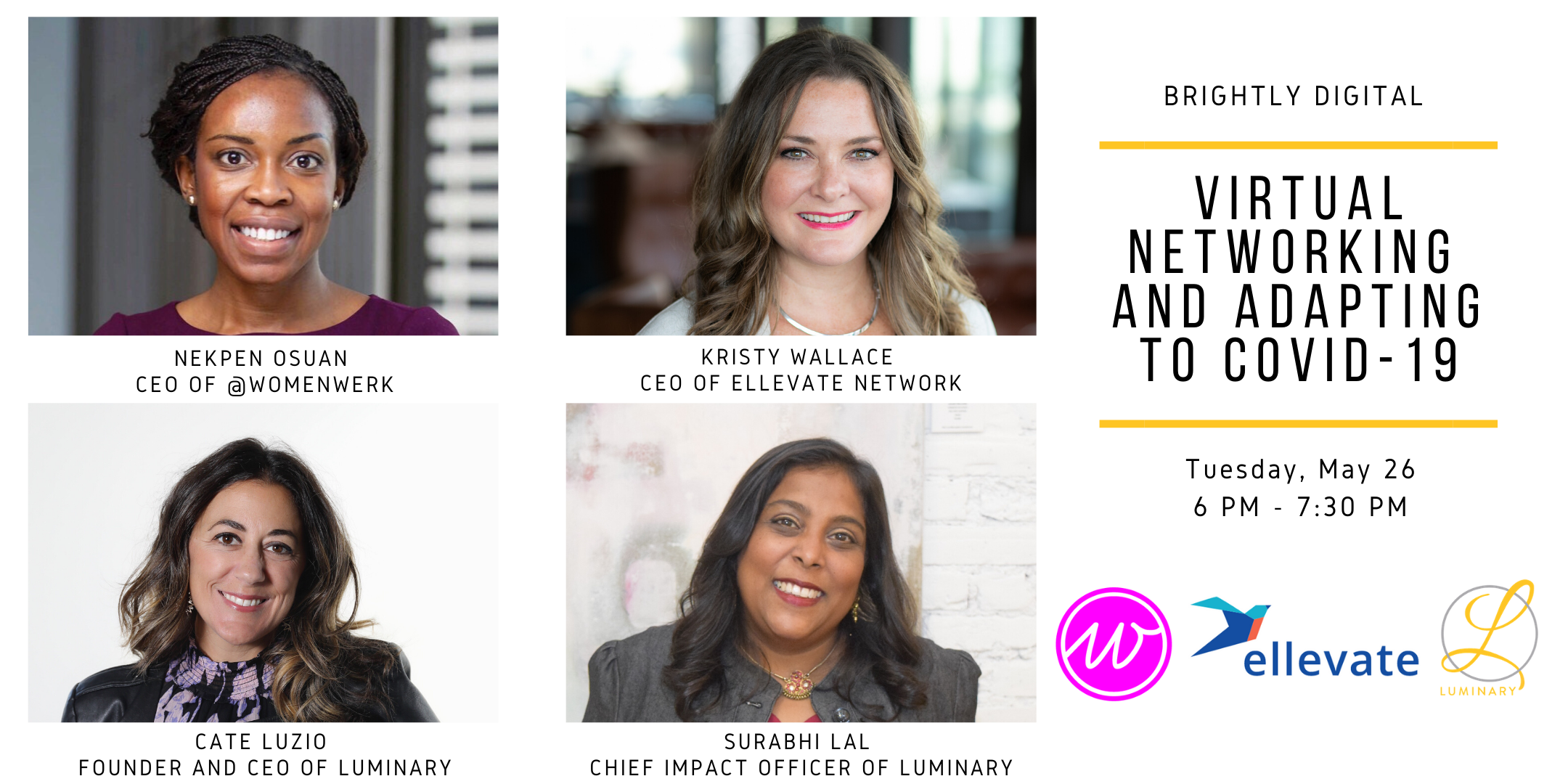 Brightly Digital: Virtual Networking and Adapting to COVID-19